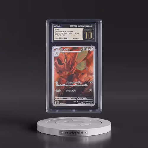 2023 Ruler of the Black Flame #116/108 Scizor - Art Rare Holo (CGC 10 PRISTINE)