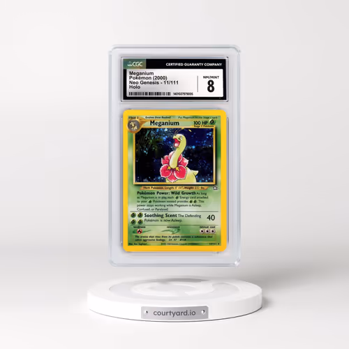2000 Neo Genesis #11/111 Meganium - Holo (CGC 8 NM-MT)