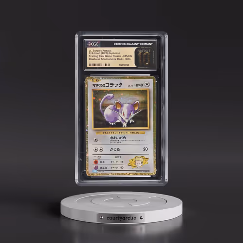 2023 Trading Card Game Classic - CLF, CLL, CLK #015/032 Lt. Surge's Rattata - Blastoise & Suicune ex