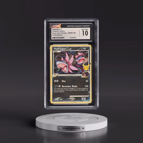 2021 Pokémon Swsh Black Star Promo #138 Hydreigon C - Holo Celebrations Collection (CGC 10 GEM MINT)