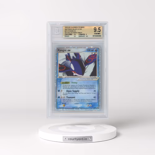 2003 Black Star Promos #037 Kyogre ex - EX Collector's Tin (Holo) (BGS 9.5 GEM MINT)