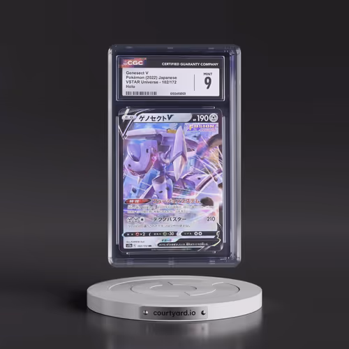2022 VSTAR Universe #102/172 Genesect V - Holo (CGC 9 MINT)