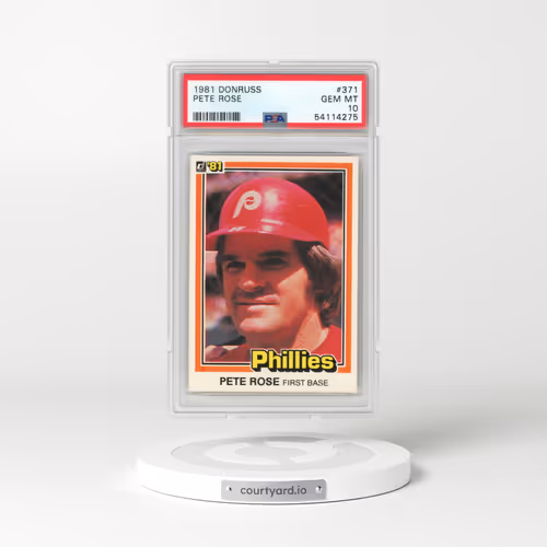 1981 Donruss #371 Pete Rose (PSA 10 GEM MINT)