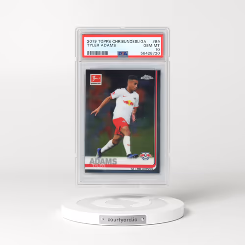 2019 Topps Chrome Bundesliga #89 Tyler Adams (PSA 10 GEM MINT)
