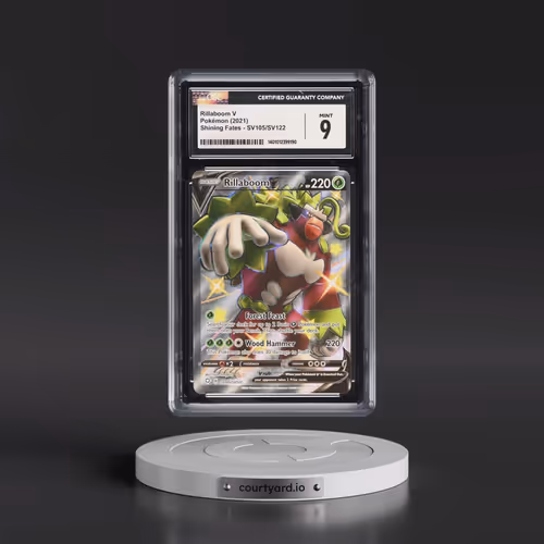 2021 Shining Fates #SV105/SV122 Rillaboom V - Shiny Vault Holo (CGC 9 MINT)