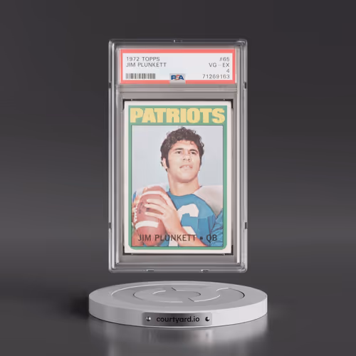 1972 Topps #65 Jim Plunkett (PSA 4 VG-EX)