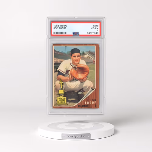 1962 Topps #218 Joe Torre (PSA 4 VG-EX)
