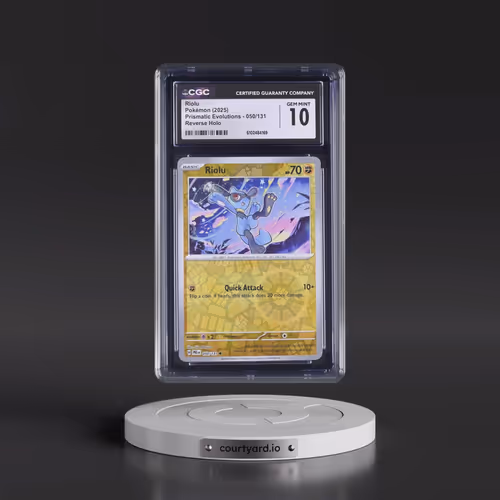 2024 Prismatic Evolutions - PRE EN #050/131 Riolu - Reverse Holo (CGC 10 GEM MINT)