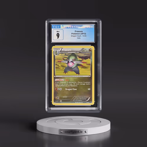 2012 Dragon Vault #14/20 Fraxure - Holo (CGC 9 MINT)