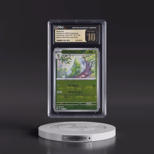 2023 Pokémon Card 151 #011/165 Metapod - Reverse Holo Master Ball (CGC 10 PRISTINE)