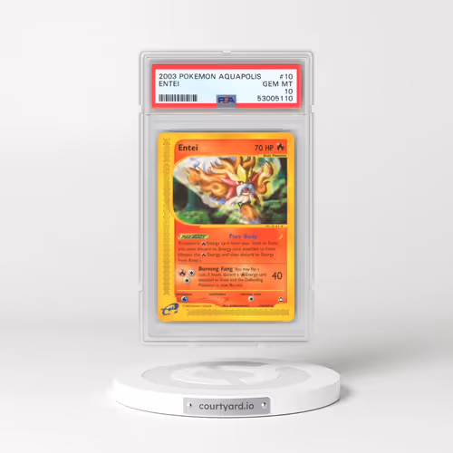 2003 Pokémon Aquapolis #10 Entei (PSA 10 GEM MINT)