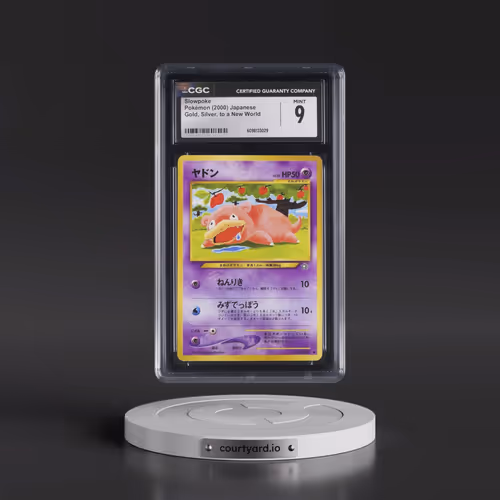 2000 Gold, Silver, to a New World #79 Slowpoke (CGC 9 MINT)