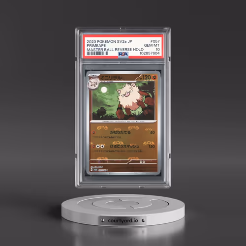 2023 Pokémon Sv2a-Pokemon 151 #057 Primeape - Reverse Holo Master Ball (PSA 10 GEM MINT)