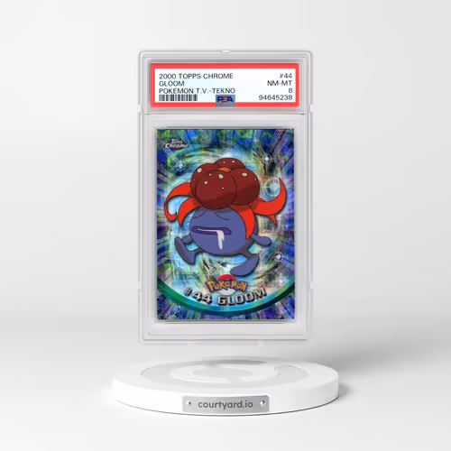 2000 Topps Chrome Pokémon T.V. #44 Gloom - Tekno (PSA 8 NM-MT)