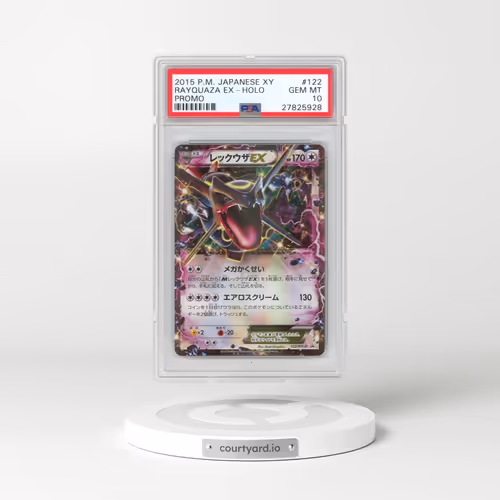 2015 Pokémon XY Promo #122 Rayquaza EX - Holo (PSA 10 GEM MINT)