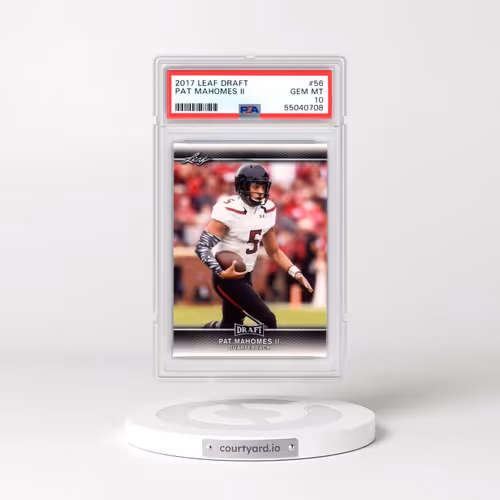 2017 Leaf Draft #56 Pat Mahomes II (PSA 10 GEM MINT)