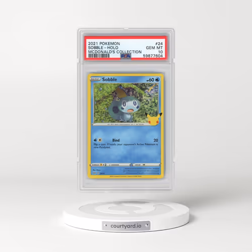2021 Pokémon Mcdonald's Collection #24 Sobble - Holo (PSA 10 GEM MINT)