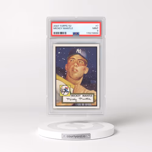 2007 Topps '52 #7 Mickey Mantle (PSA 9 MINT)