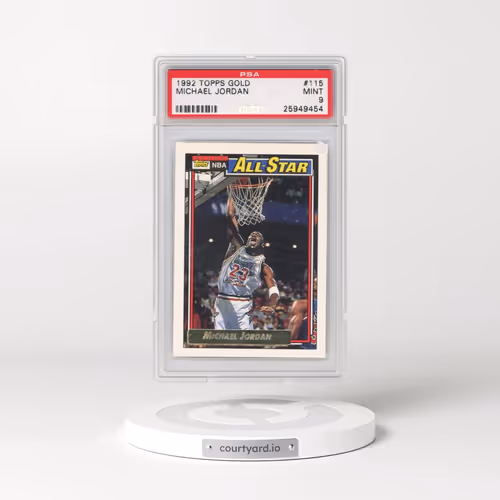 1992 Topps Gold #115 Michael Jordan (PSA 9 MINT)