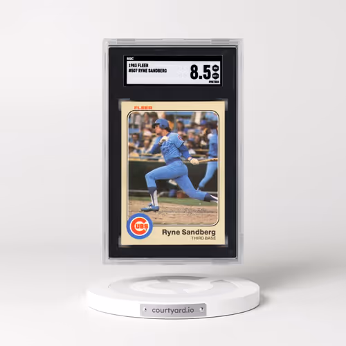 1983 Fleer #507 Ryne Sandberg (SGC 8.5 NM-MT+)