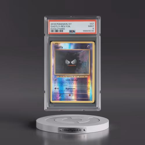 2016 Pokémon XY Evolutions #47 Gastly - Reverse Foil (PSA 9 MINT)