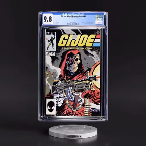 G.I. Joe, A Real American Hero #43 CGC 9.8 White Pages (Marvel Comics, 1/86) - Universal