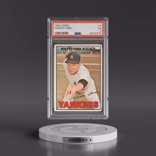 1967 Topps #5 Whitey Ford (PSA 3 VG)