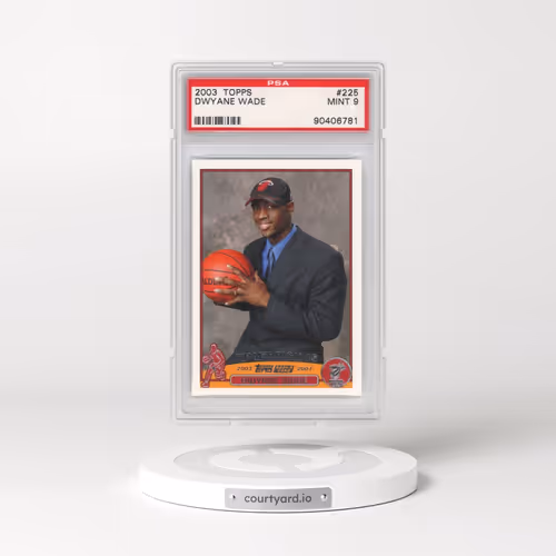 2003 Topps #225 Dwyane Wade (PSA 9 MINT)