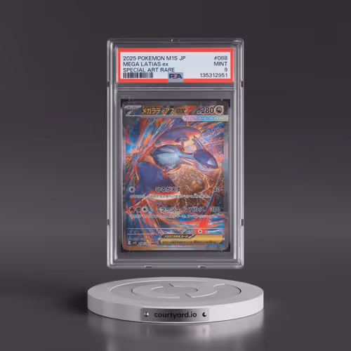 2025 Pokémon M1s-Mega Symphonia #088 Mega Latias EX - Holo Special Art Rare (PSA 9 MINT)