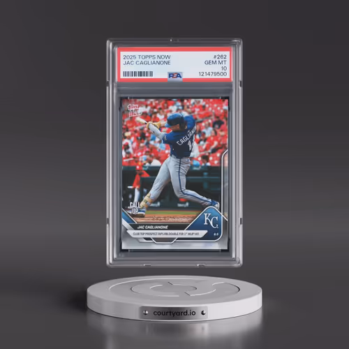 2025 Topps Now #262 Jac Caglianone (PSA 10 GEM MINT)