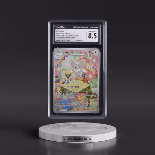 2023 Temporal Forces - TEF EN #183/162 Cinccino - Illustration Rare Holo (CGC 8.5 NM-MT+)