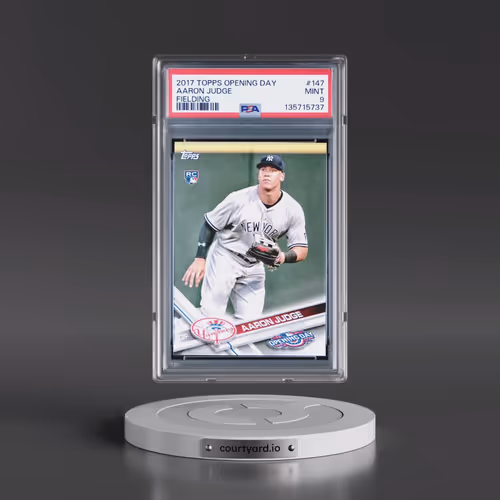 2017 Topps Opening Day #147 Aaron Judge - Fielding (PSA 9 MINT)