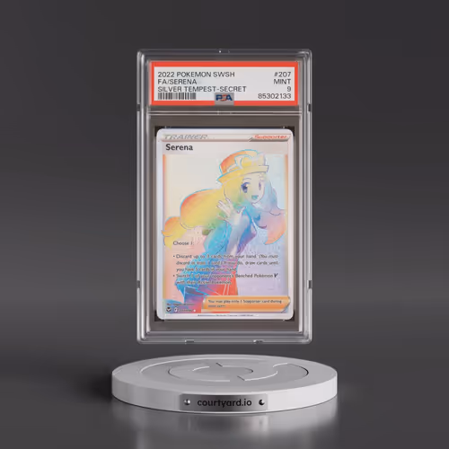 2022 Pokémon Sword & Shield Silver Tempest #207 Serena - Full Art Secret (PSA 9 MINT)