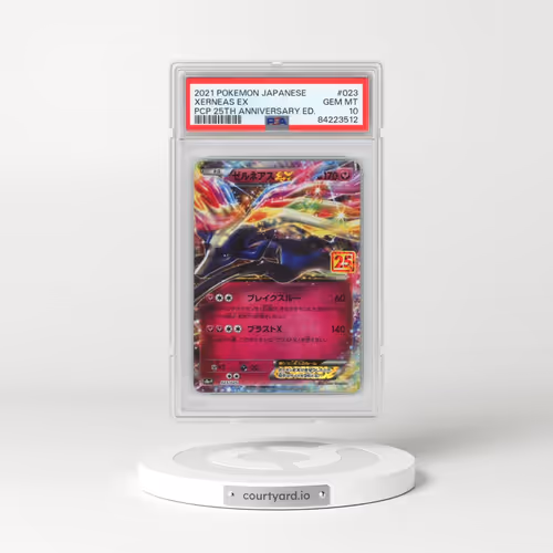 2021 Pokémon Promo Card Pack 25th Anniversary Edition #023 Xerneas EX - Holo (PSA 10 GEM MINT)