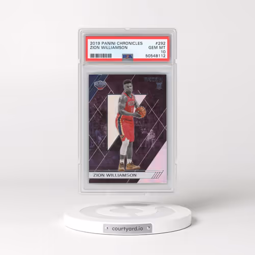 2019 Panini Chronicles #292 Zion Williamson (PSA 10 GEM MINT)