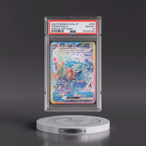 2024 Pokémon Sv8a-Terastal Fest EX #226 Terapagos EX - Holo Special Art Rare (PSA 10 GEM MINT)
