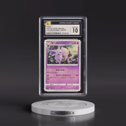 2018 Super-Burst Impact #040/095 Espeon (CGC 10 GEM MINT)