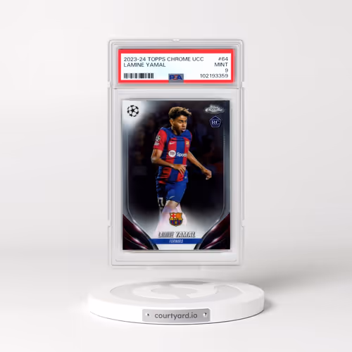 2023-24 Topps Chrome UEFA Club Competitions #64 Lamine Yamal (PSA 9 MINT)