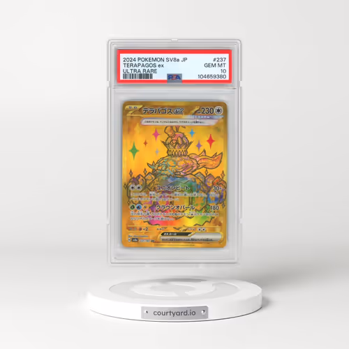 2024 Pokémon Sv8a-Terastal Fest EX #237 Terapagos EX - Holo Ultra Rare (PSA 10 GEM MINT)