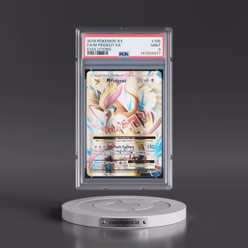 2016 Pokémon XY Evolutions #105 M Pidgeot EX - Holo Full Art (PSA 9 MINT)
