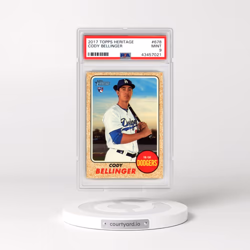 2017 Topps Heritage #678 Cody Bellinger (PSA 9 MINT)