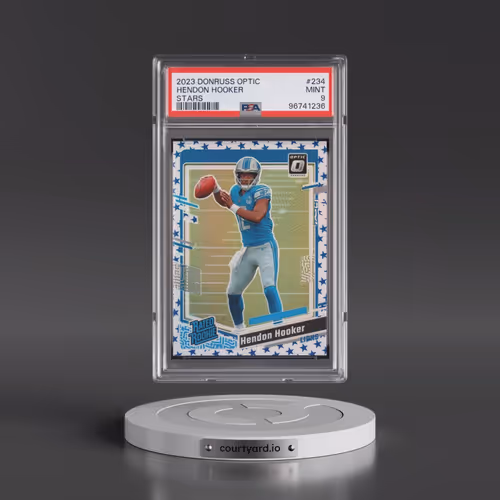 2023 Panini Donruss Optic #234 Hendon Hooker - Stars (PSA 9 MINT)