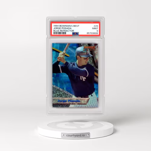 1994 Bowman's Best #29 Jorge Posada - Blue Refractor (PSA 9 MINT)