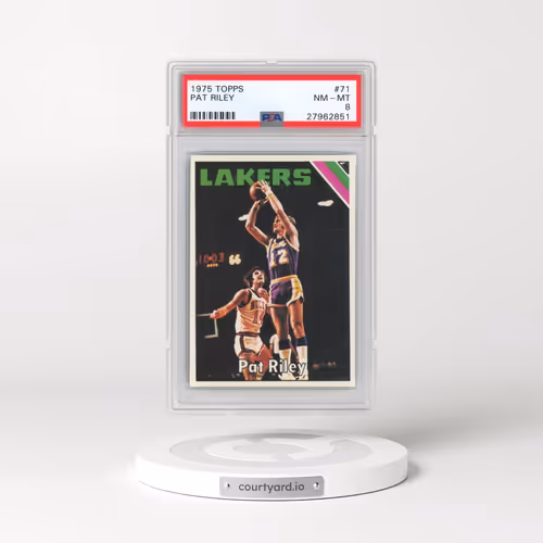 1975 Topps #71 Pat Riley (PSA 8 NM-MT)