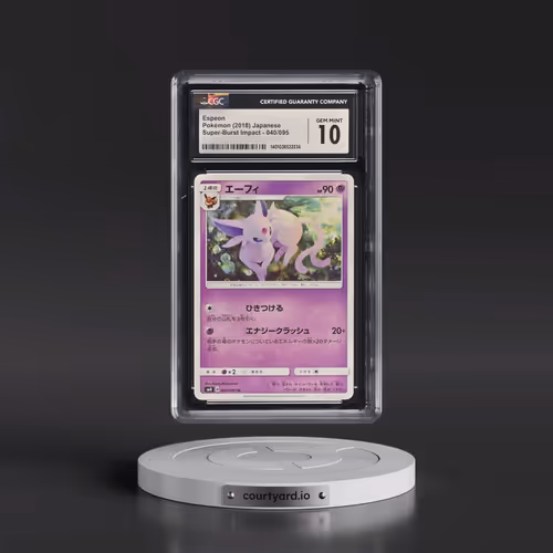 2018 Super-Burst Impact #040/095 Espeon (CGC 10 GEM MINT)