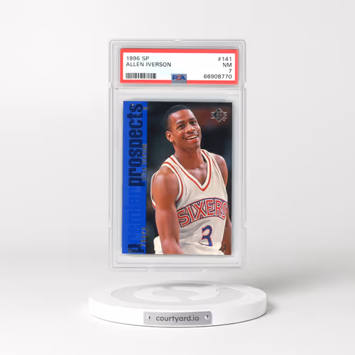 1996 SP #141 Allen Iverson (PSA 7 NM)