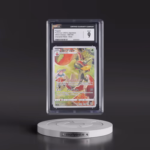 2021 VMAX Climax #186/184 Flapple - Character Rare Holo (CGC 9 MINT)