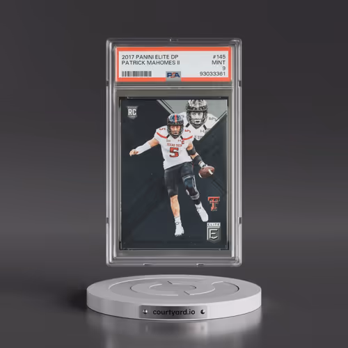 2017 Panini Elite Draft Picks #145 Patrick Mahomes II (PSA 9 MINT)