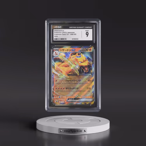 2023 Pokémon Card 151 #006/165 Charizard ex - Holo (CGC 9 MINT)