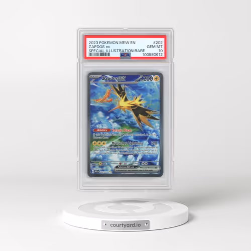 2023 Pokémon Mew EN-151 #202 Zapdos EX - Holo Special Illustration Rare (PSA 10 GEM MINT)